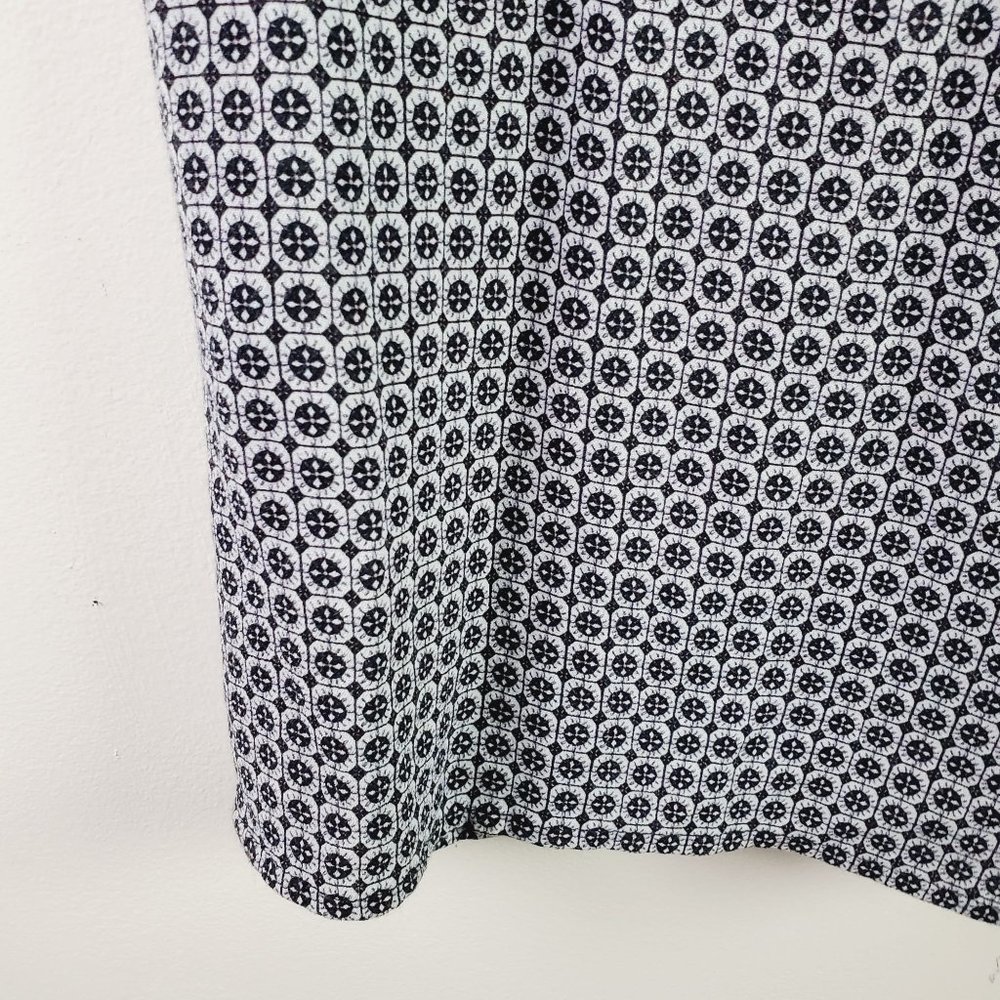 Pure Collection Circular Geometric Viscose Lagenlook Dress Sz 12 - Picture 10 of 10